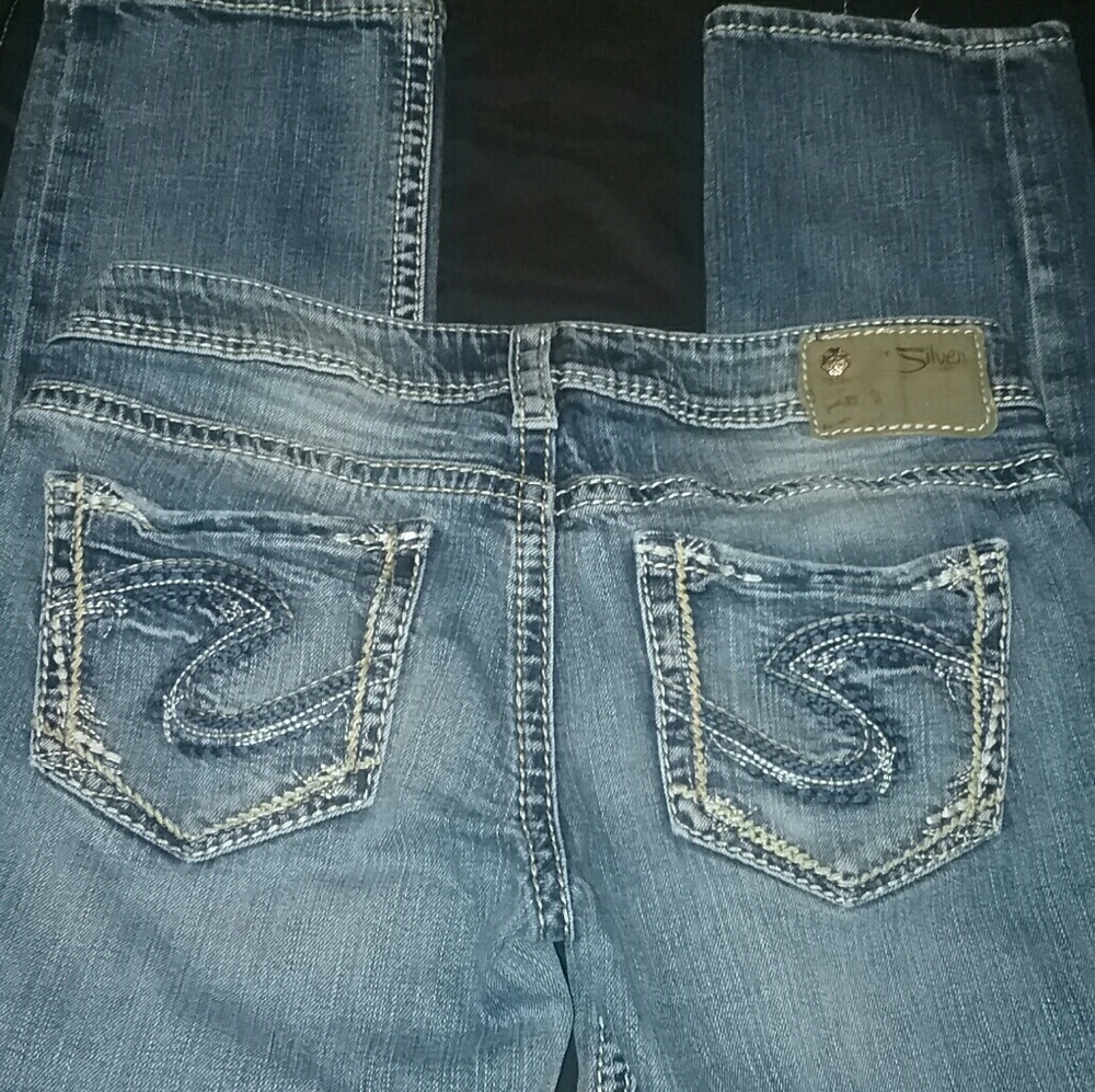 Silver capris